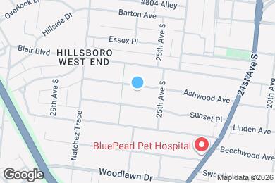 Map image of the property - 2513 Ashwood Ave