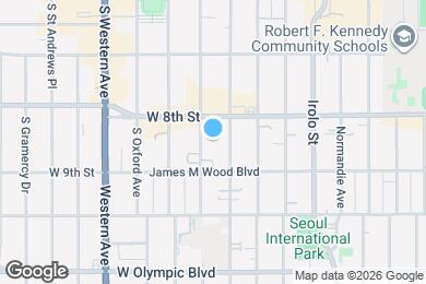 Map image of the property - 826 S Hobart Blvd