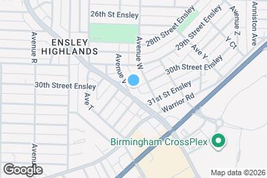 Map image of the property - 3017 Ensley Ave