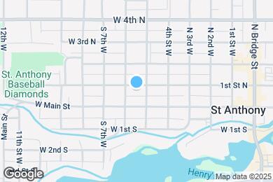 Map image of the property - 526 W 1st N