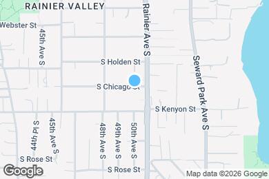Map image of the property - 4841 S Chicago St