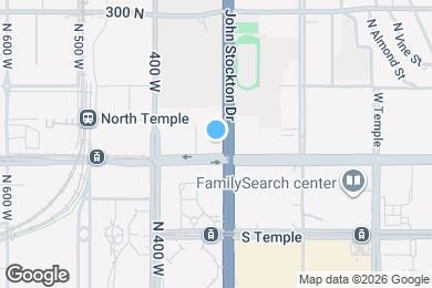 Map image of the property - 308 W North Temple St