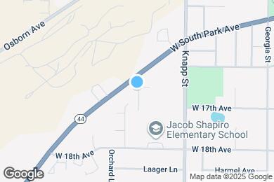 Map image of the property - 1149 W South Park Ave