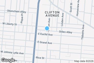 Map image of the property - 919 Clifton Ave