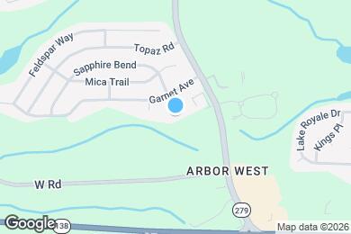 Map image of the property - 427 Sapphire Bend