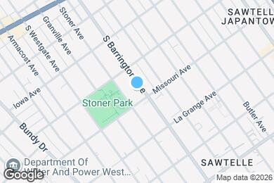 Map image of the property - 1845 S Barrington Ave