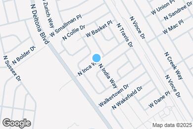 Map image of the property - 8401 N Inca Way