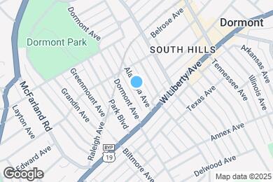 Map image of the property - 1445 Alabama Ave