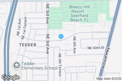 Map image of the property - 424 NE 44th St