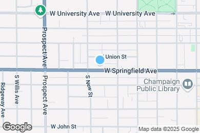Map image of the property - 612 W Springfield Ave