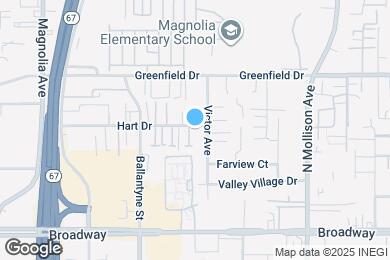 Map image of the property - 547 Hart Dr