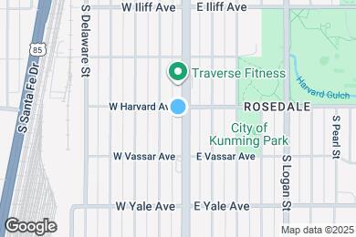 Map image of the property - 2517 S Broadway