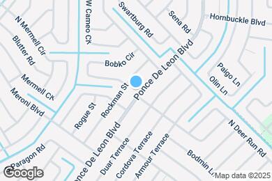 Map image of the property - 3609 Ponce De Leon Blvd