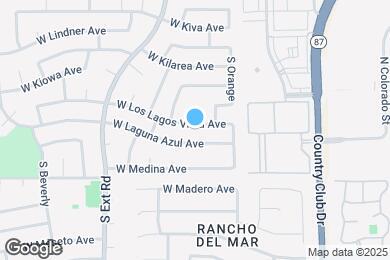 Map image of the property - 621 W Los Lagos Vista Ave