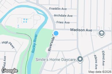 Map image of the property - 2025 Riverside Dr