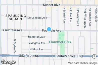 Map image of the property - 7512 Fountain Ave