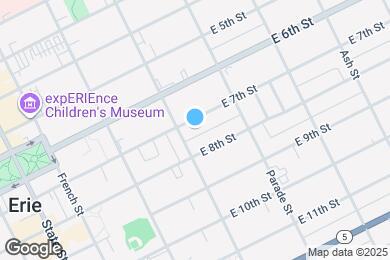 Map image of the property - 313 E 7th St