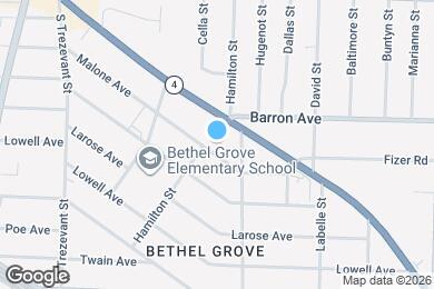 Map image of the property - 2526 Malone Ave