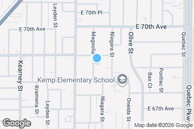Map image of the property - 6860 Magnolia St