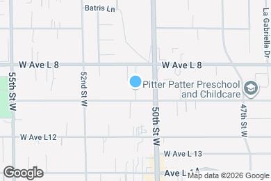 Map image of the property - 5033 W Ave L-10