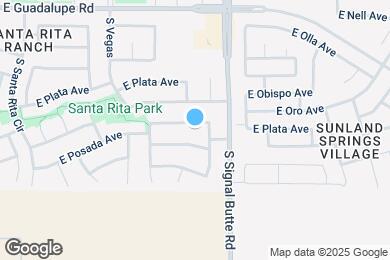 Map image of the property - 10729 E Pampa Ave