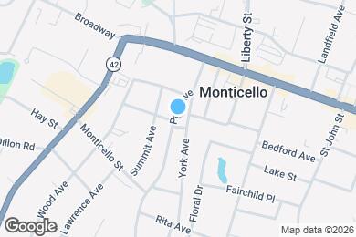 Map image of the property - 33 Park Ave