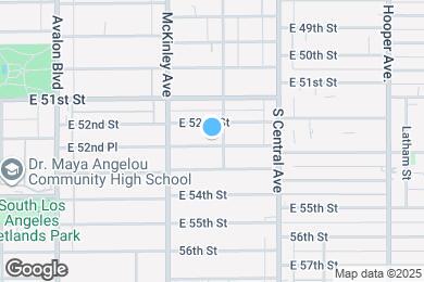 Map image of the property - 941 E 52nd Pl