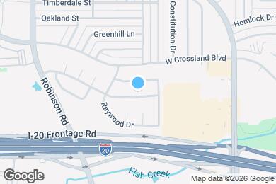 Map image of the property - 702 Woodcrest Dr