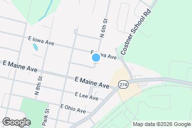 Map image of the property - 708 N 6th St