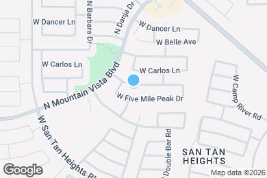 Map image of the property - 3341 W Yellow Peak Dr