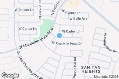 Map image of the property - 3341 W Yellow Peak Dr