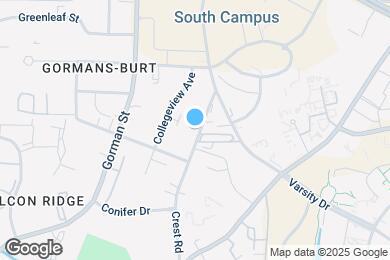 Map image of the property - 1504 Crest Rd