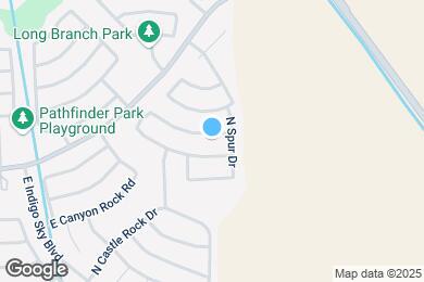Map image of the property - 1231 E Canyon Trail