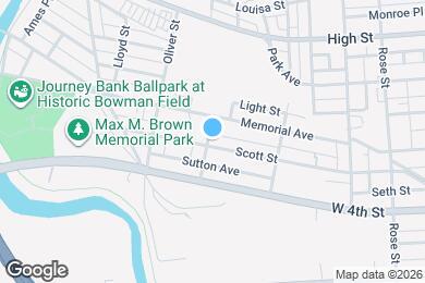 Map image of the property - 502 Stevens St