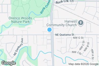 Map image of the property - 7696 NE Prefontaine St