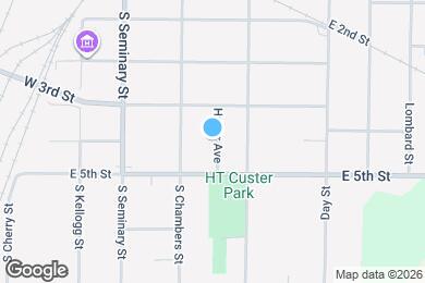Map image of the property - 1110 Huber Ave