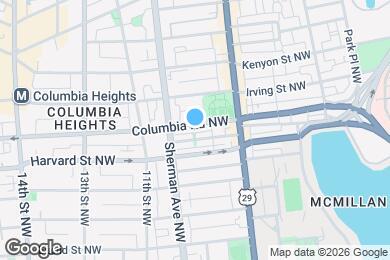 Map image of the property - Room in Shared 5 bed/2 bath home in Columbia Heights