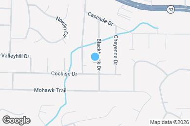 Map image of the property - 5447 Blackhawk Dr