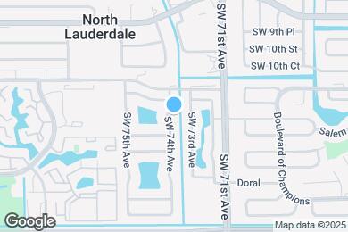 Map image of the property - 1213 SW 74th Ave