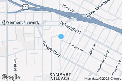 Map image of the property - 142 N Hoover St