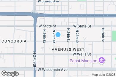 Map image of the property - 2448 W Kilbourn Ave