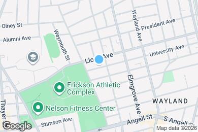 Map image of the property - 20 University Ave