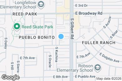 Map image of the property - 1923 E Vine Ave