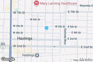 Map image of the property - 322 W 4th St