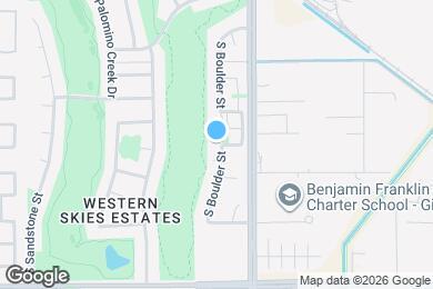 Map image of the property - 1346 S Boulder St