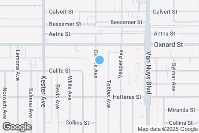 Map image of the property - 5908 Cedros Avenue