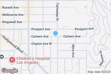 Map image of the property - 1629 Talmadge St