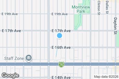 Map image of the property - 1624 Akron St