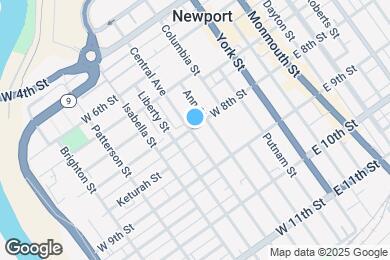 Map image of the property - 801 Central Ave