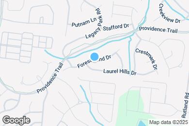 Map image of the property - 313 Forest Bend Dr